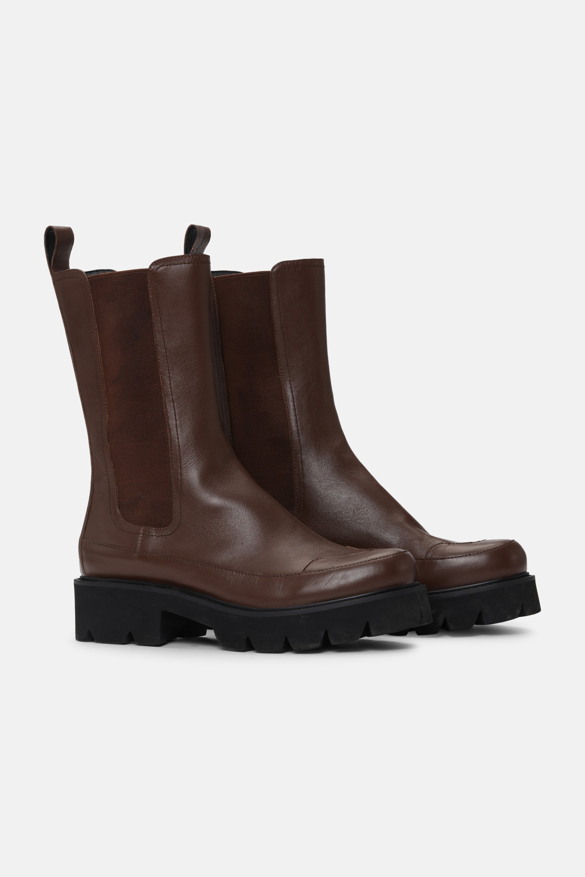 Ilse Jacobsen Hornbæk Footwear Calf Length Boots Boots 249 Dark Cognac